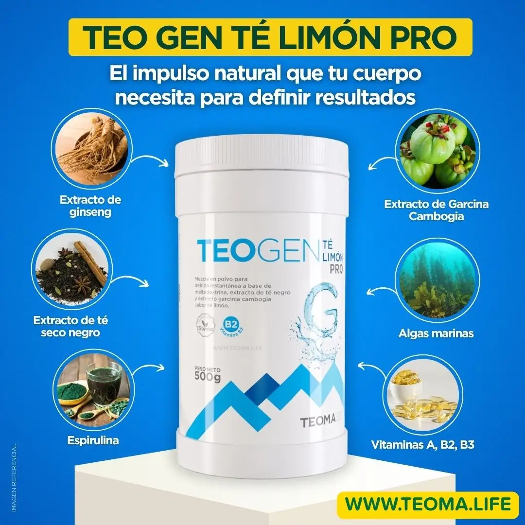 Frasco Teogen Té Limón Pro