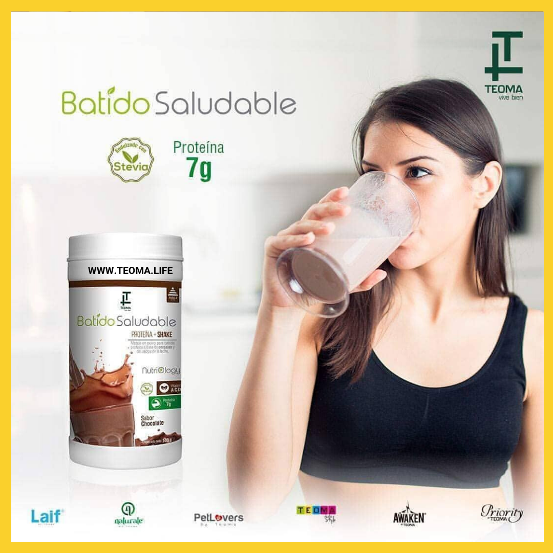 Batido de chocolate saludable